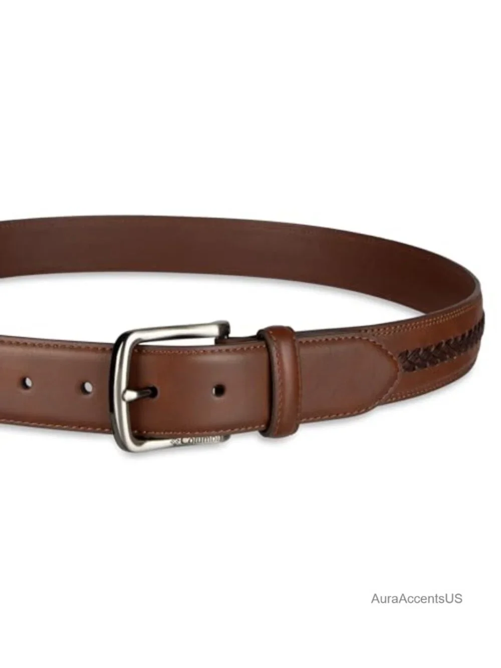 Men's Casual Top Lace Braid Belt 1.4